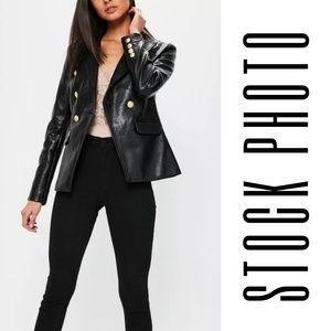 Fashion Nova Faux Leather Jacket NWOT